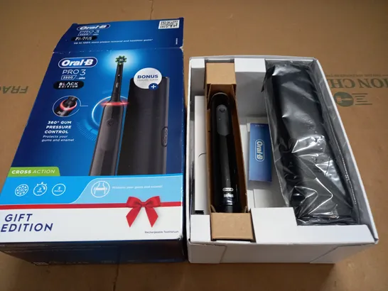 BOXED ORAL-B PRO 3 3500 ELECTRIC TOOTHBRUSH