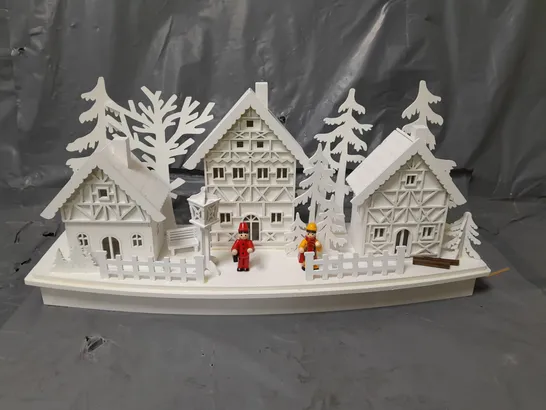 WHITE WOOD LIT VILLAGE SCENE RRP £34.99