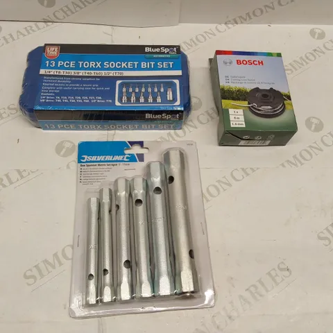 BOX OF APPROXIMATELY 3X BRAND NEW ASSORTED TOOLS TO INCLUDE;
