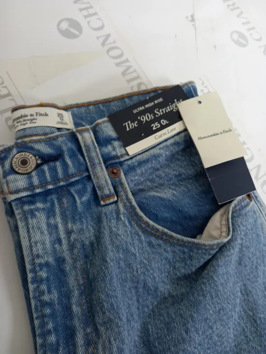 ABERCROMBIE & FITCH 90S STRAIGHT LEG 25OL 