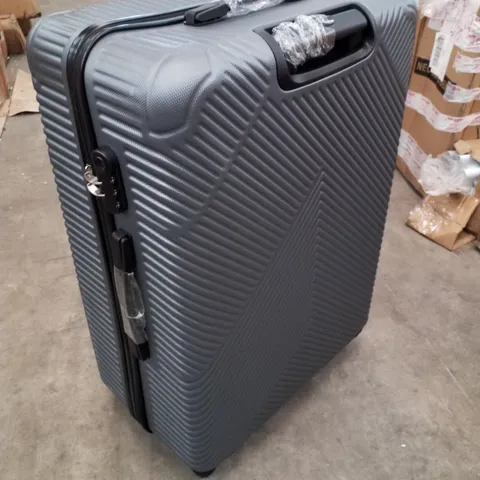 BOXED SILVER SUITCASE