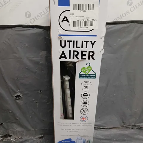 BOXED ADDIS UTILITY 6 ARM CLOTHES HANGER AIRER