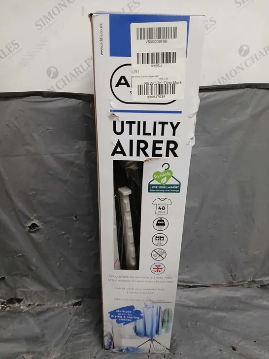 BOXED ADDIS UTILITY 6 ARM CLOTHES HANGER AIRER