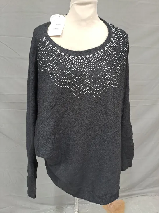 MONSOON JUMPER W. JEWEL EFFECT SIZE XL