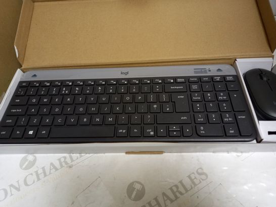 LOGITECH MK470 SLIM WIRELESS KEYBOARD & MOUSE