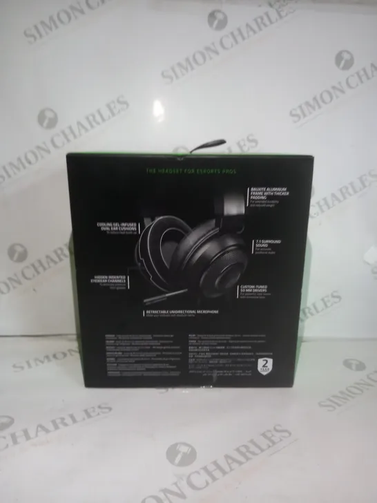 BRAND NEW BOXED RAZER KRAKEN WIRED GAMING HEADSET - BLACK