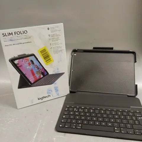 BOXED LOGITECH SLIM FOLIO BLUETOOTH KEYBOARD CASE FOR IPAD 7TH/8TH/9TH GEN