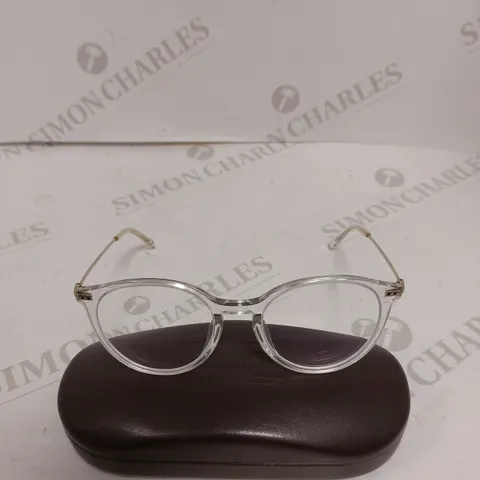 LONDON RETRO AISLEY CRYSTAL/SHINY GOLD EFFECT EYEGLASSES 