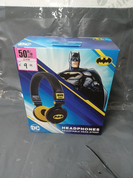 APPROXIMATELY 20 DC BATMAN HEADPHONES