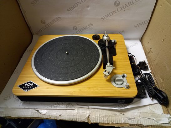 BOXED HOUSE OF MARLEY STIR IT UP WIRELESS EM-JT002-SBx TURNTABLE