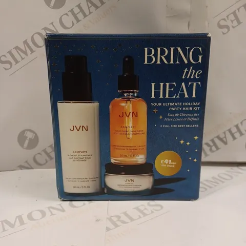 BOXED JVN BRING THE HEAT ULTIMATE PARTY HAIR KIT 