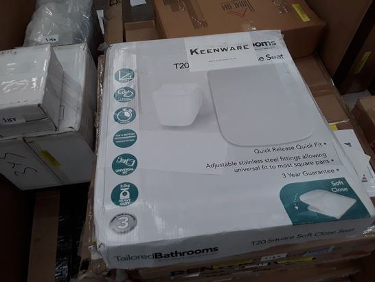 BOXED SYMPLE STUFF SQUARE SOFT CLOSE TOILET SEAT RRP £6