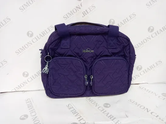 KIPLING TOMEE PREMIUM LARGE SHOULDER BAG - PURPLE