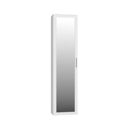 BOXED CAILA 1 DOOR WARDROBE WHITE