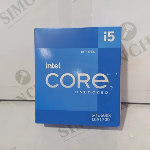 INTEL 12TH GEN CORE UNLOCKED PROCESSOR I5-12600K LGA1700