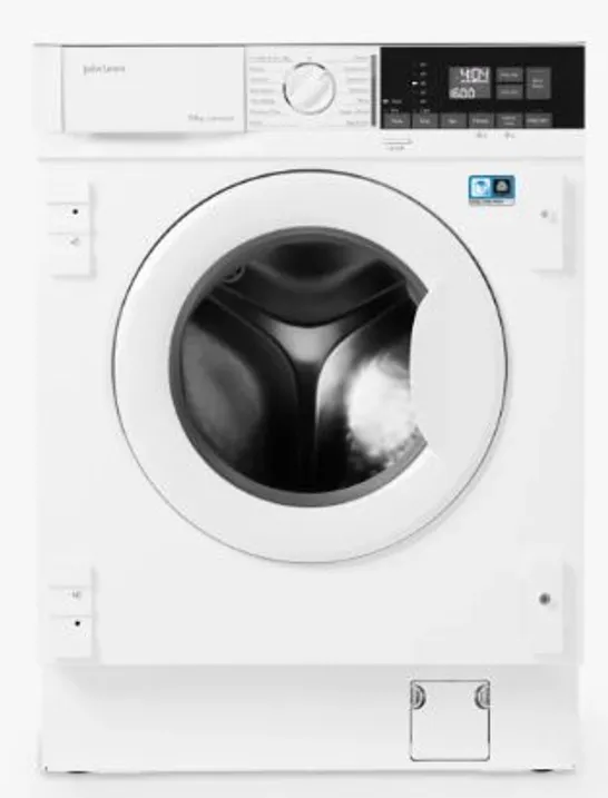 JOHN LEWIS JLBIWD1405 INTEGRATED WASHER DRYER, 7KG/4KG LOAD, 1600RPM SPIN, WHITE