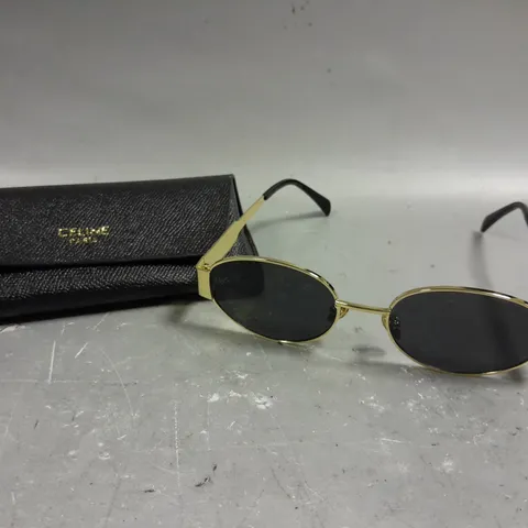 CELINE 4S235 GOLD COLOUR FRAME SUNGLASSES 