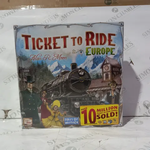 TICKET TO RIDE EUROPE BOARD GAME