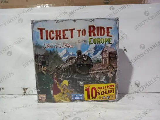 TICKET TO RIDE EUROPE BOARD GAME