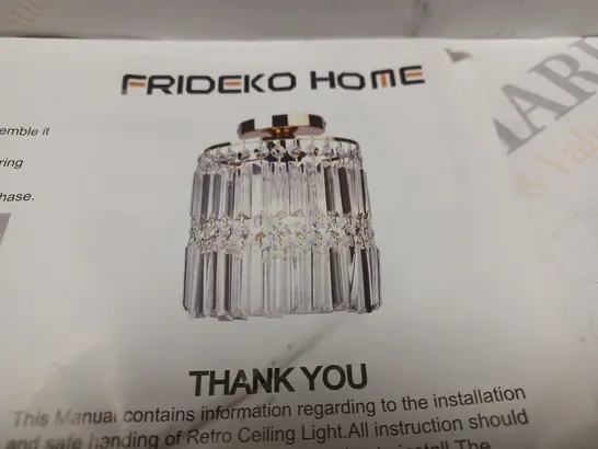 FRIDEKO HOME RETRO CEILING LIGHT