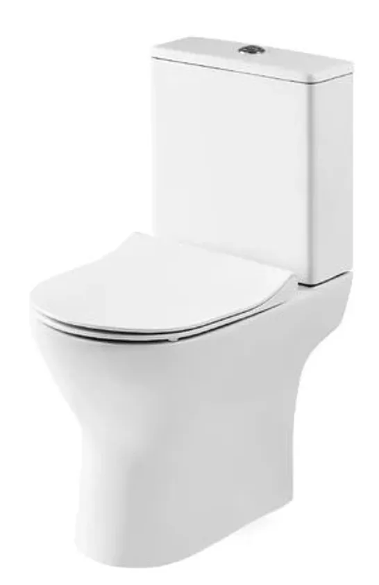 BOXED CLOSE COUPLED TOILET WITH BUTTON