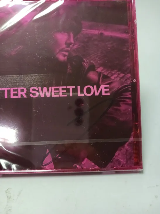 SEALED SIGNED JAMES ARTHUR BITTER SWEET LOVE ALBUM 