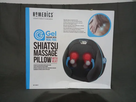 BOXED HOMEDICS GEL SHIATSU MASSAGE PILLOW SGP-1100H-EU