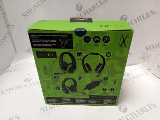 BOXED AND SEALED STEALTH STEREO GAMING HEADSET (SX-01)