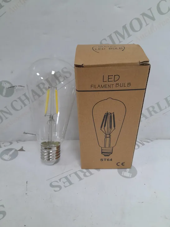 BOXED SET OF 6 LED FILAMENT BULB ST64