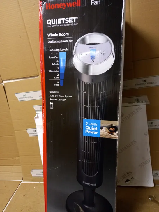 HONEYWELL QUIETSER OSCILLATING TOWER FAN 