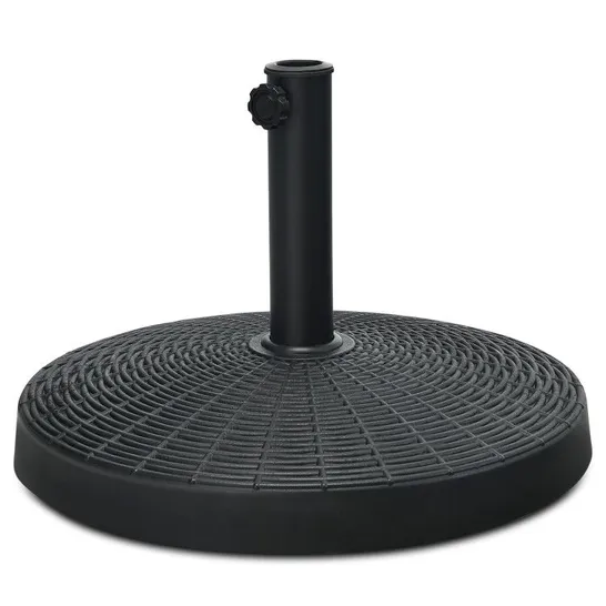 BOXED COSTWAY 49 LBS PATIO RESIN UMBRELLA BASE STAND FOR OUTDOOR