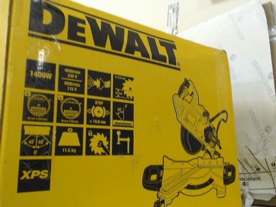 DEWALT DWS774-GB 216-MM 230V SLIDE MITRE SAW 