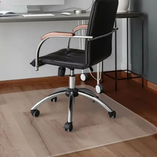 BOXED COSTWAY ANTI-SLIP PVC CHAIR PROTECT MAT CLEAR MULTI-PURPOSE FLOOR PROTECTOR HOME OFFICE // SIZE APPROX: 120 X 150cm