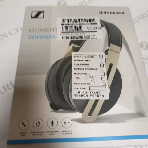 BOXED SENNHEISER MOMENTUM WIRELESS AROUND EAR HEADPHONES