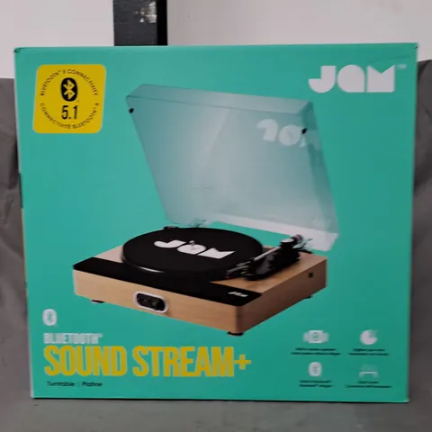 BOXED JAM BLUETOOTH SOUND STREAM+ TURNTABLE