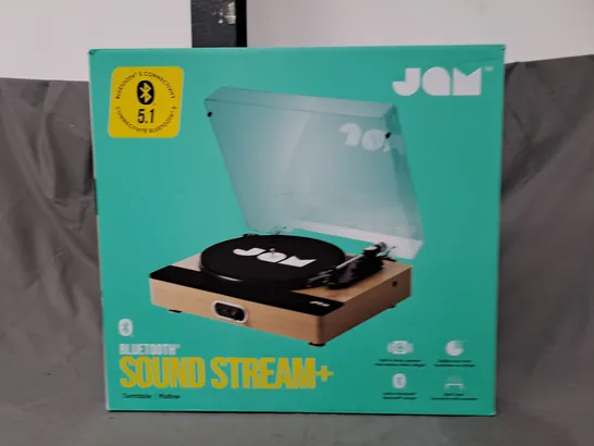 BOXED JAM BLUETOOTH SOUND STREAM+ TURNTABLE