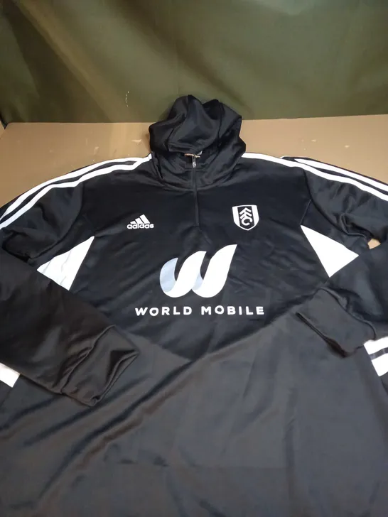 FULHAM FC 1/4 ZIPPED JACKET SIZE XXL