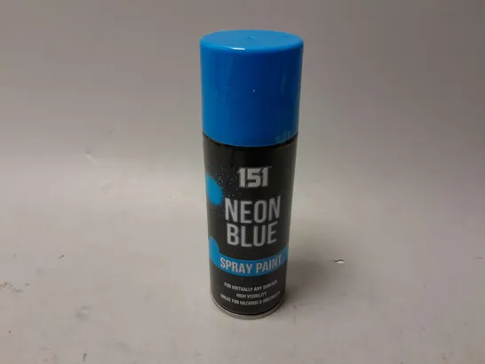 12 151 NEON BLUE SPRAY PAINT - COLLECTION ONLY