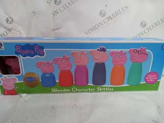 PEPPA PIG WOODEN CHARACTER SKITTLES
