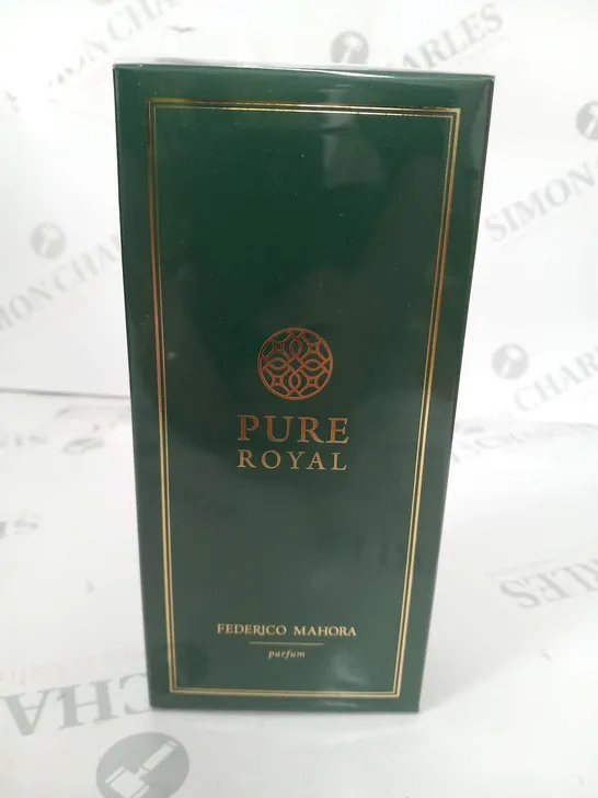 BOXED AND SEALED FEDERICO MAHORA PURE ROYAL PARFUM 50ML