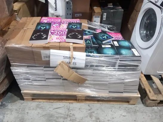 PALLET OF APPROXIMATELY 400 ASSORTED BOOKS TO INCLUDE; TWISTED TALES AND CRYSTAL UNICORNS STICKER FUN BOOK