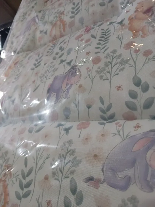 APPROXIMATELY 6 SETS OF TWO BRAND NEW DISNEY WINNIE THE POOH MIAMI CUSHIONS(ONE BOX)