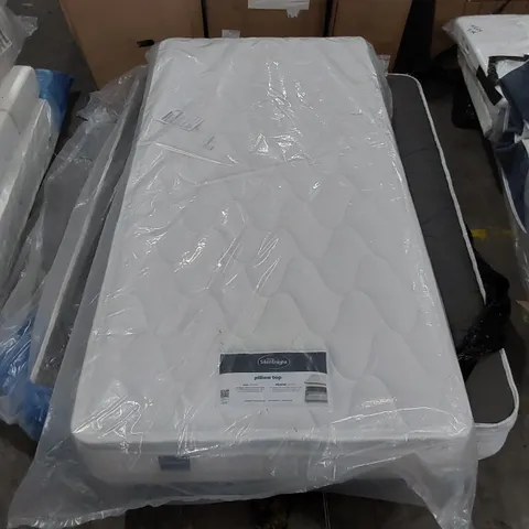 BAGGED 3FT SINGLE MIRACOIL PILLOW TOP MATTRESS 