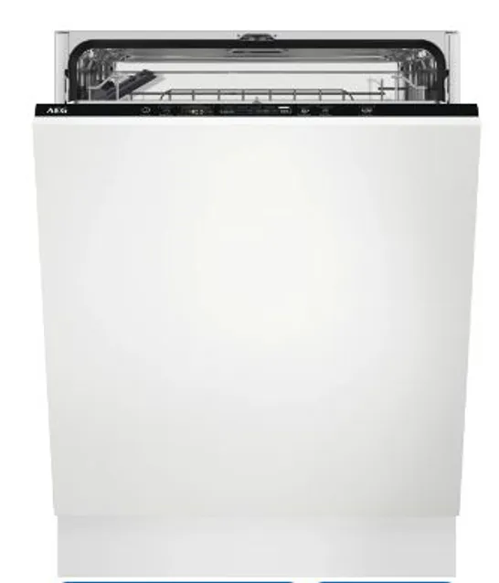 AEG FSS53637Z FULLY INTEGRATED STANDARD DISHWASHER - BLACK CONTROL PANEL - D RATED RRP £500