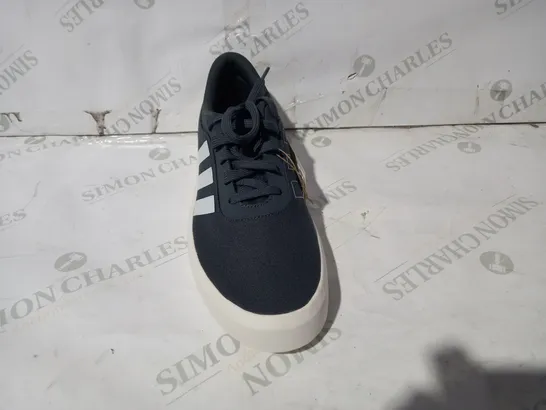 BOXED PAIR OF DESIGNER SHOES IN THE STYLE OF ADIDAS FUTUREVULC IN GREY UK SIZE 10.5