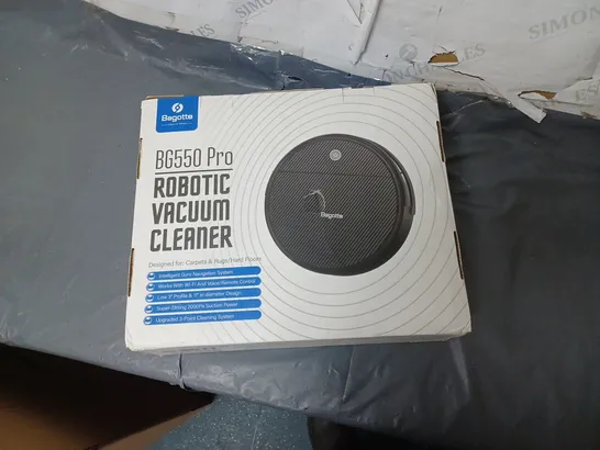 BOXED BAGOTTA BG550 PRO ROBOTIC VACUUM CLEANER 