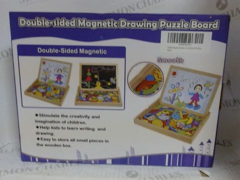 DOUBLE-SIDED MAGNETIC DRAWING PUZZLE BOARD 