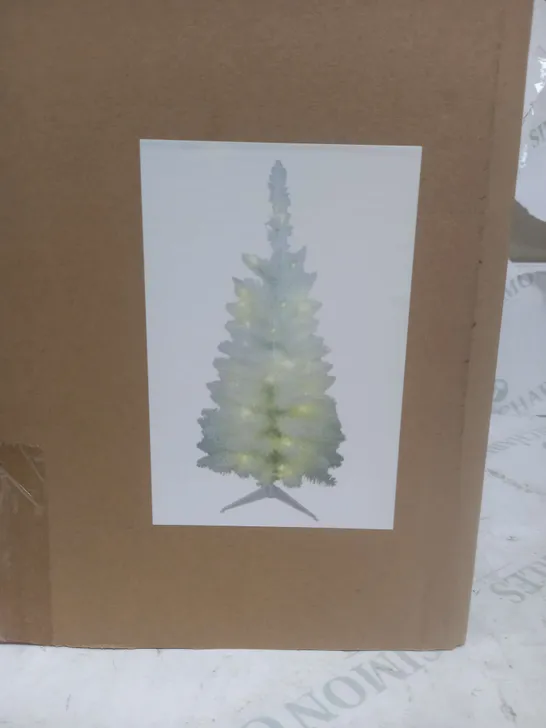 BOXED PRE-LIT 3FT TREE IN WHITE 