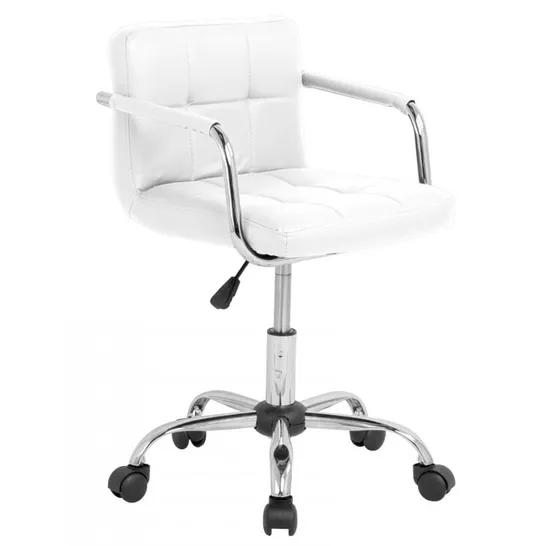 BOXED NEO CUBE OFFICE SWIVEL CHAIR - WHITE (1 BOX)