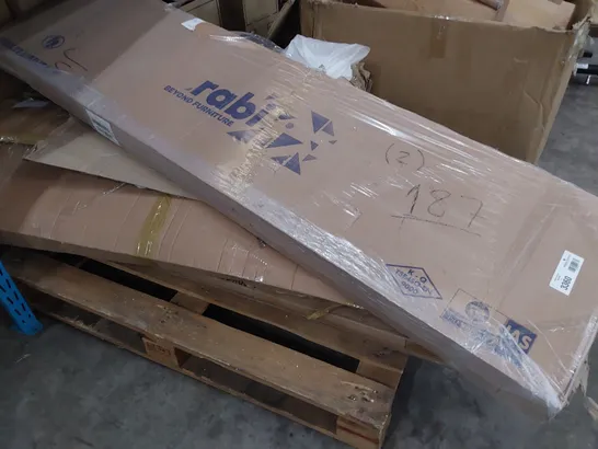 PALLET OF ASSORTED BOXED FURNITURE PARTS